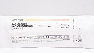 Avanos PMF16-100-10CS Radiopaque Radiofrequency Cannula 16G, 100mm x 10mm